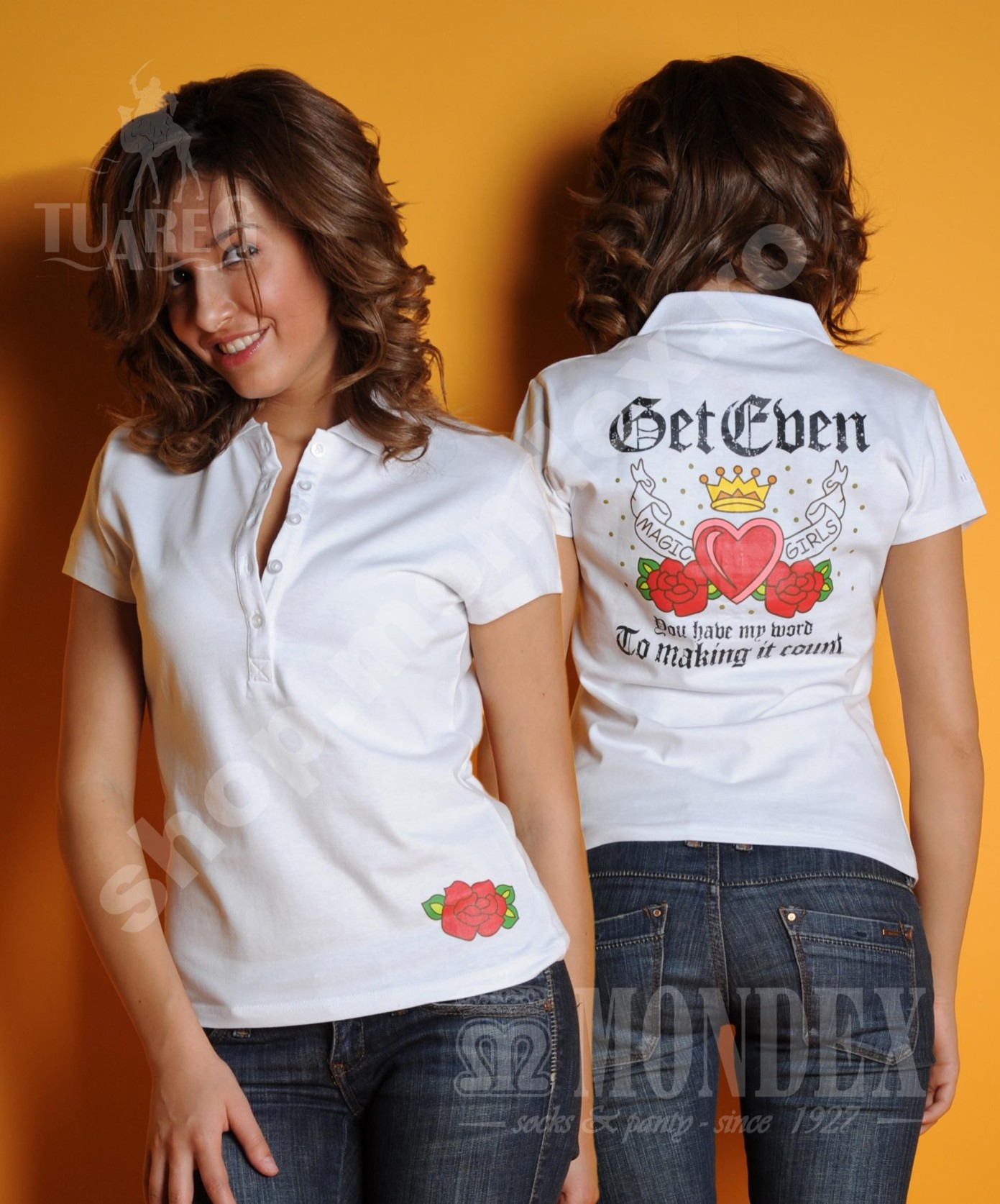 Tricou cu maneca scurta pentru femei - 7201-1