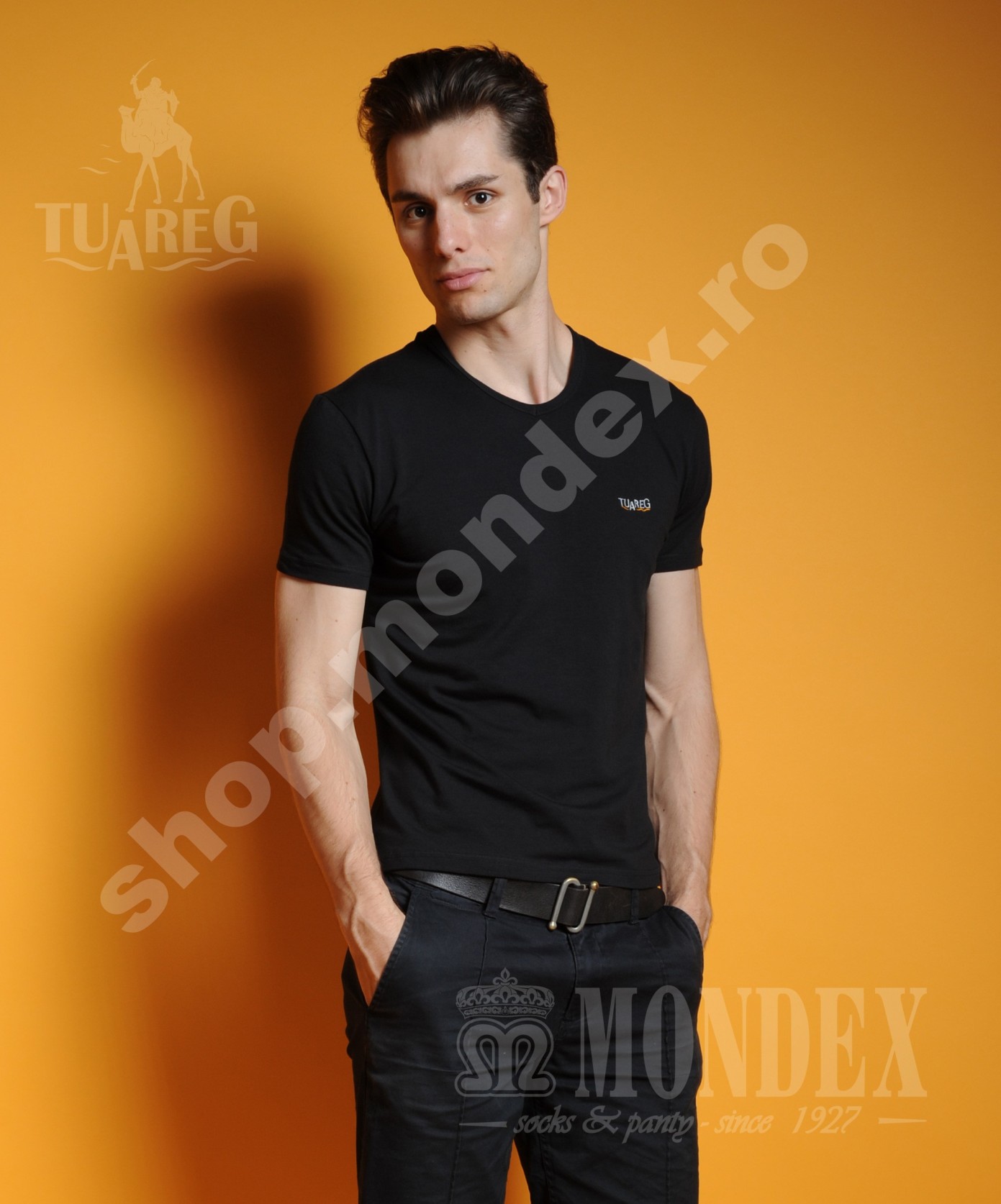 Tricou cu maneca scurta pentru barbati - 8000-1