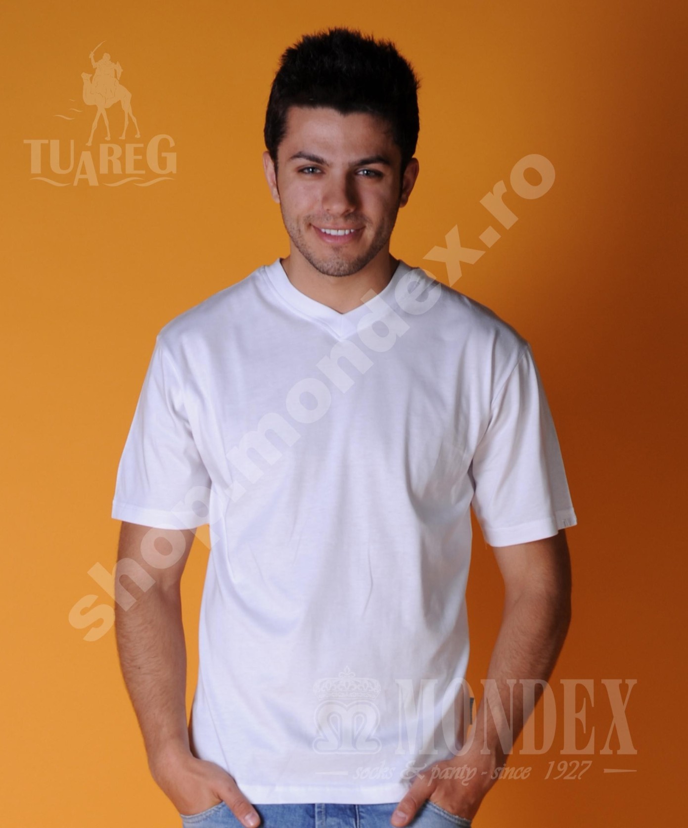 Tricou cu maneca scurta pentru barbati - 8003-1