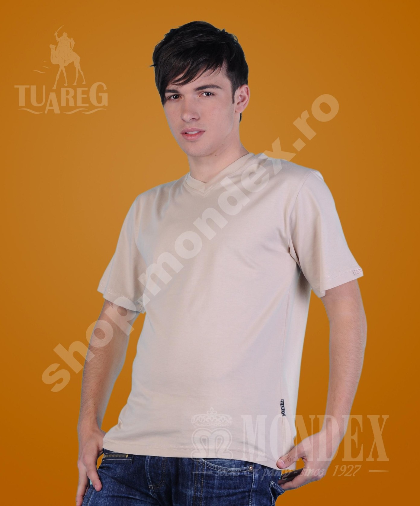 Tricou cu maneca scurta pentru barbati - 8003-1