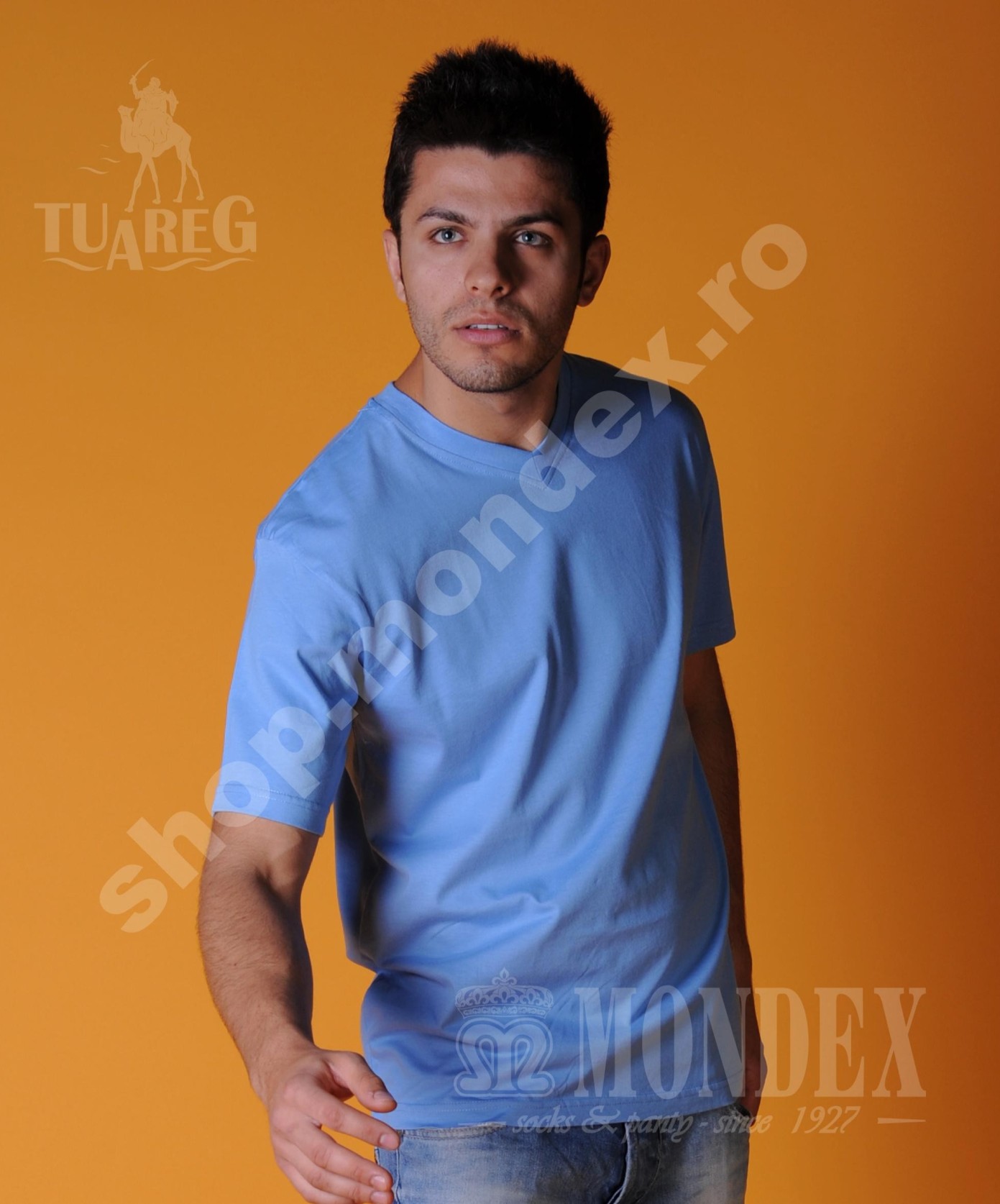 Tricou cu maneca scurta pentru barbati - 8003-1
