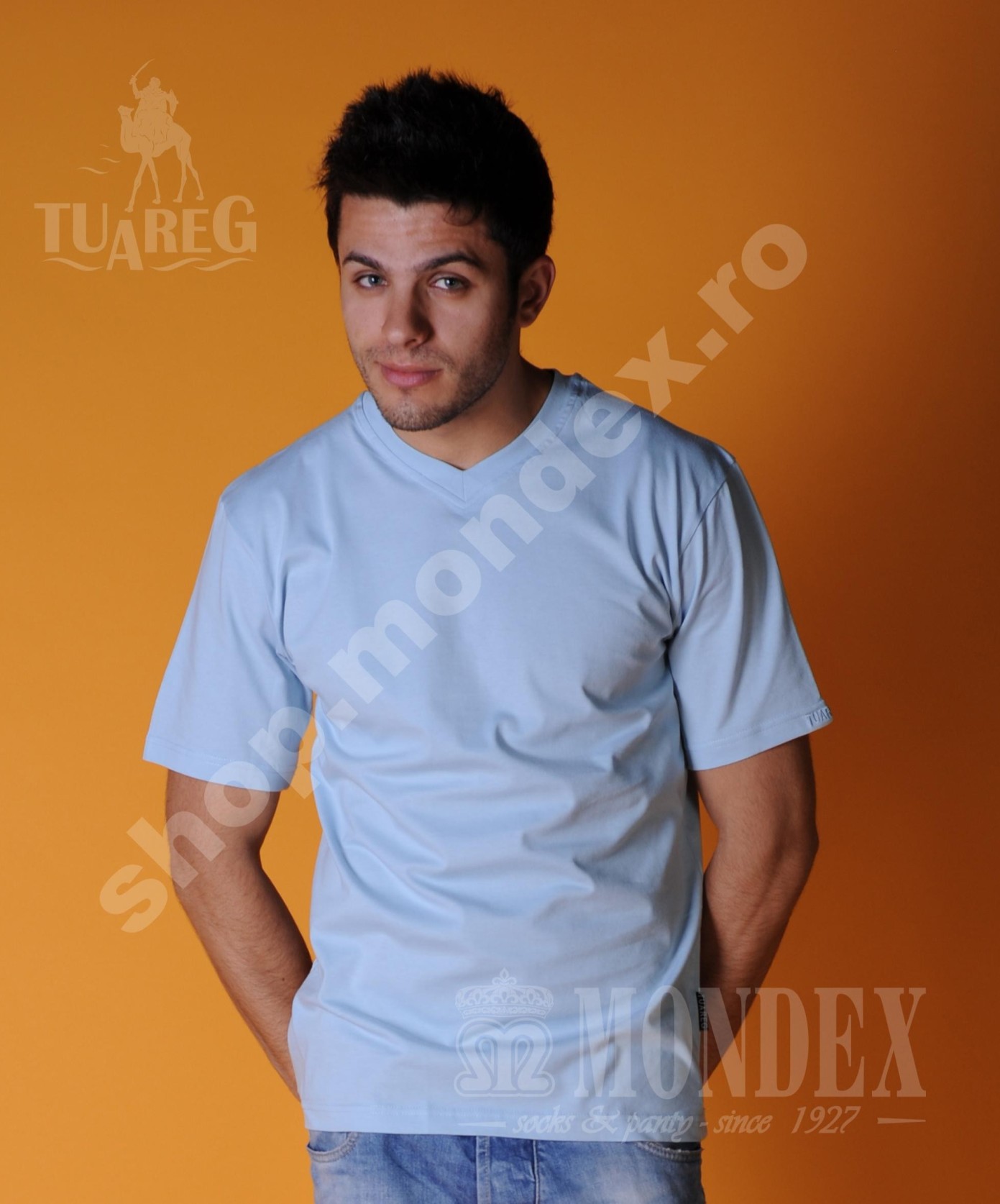 Tricou cu maneca scurta pentru barbati - 8003-1