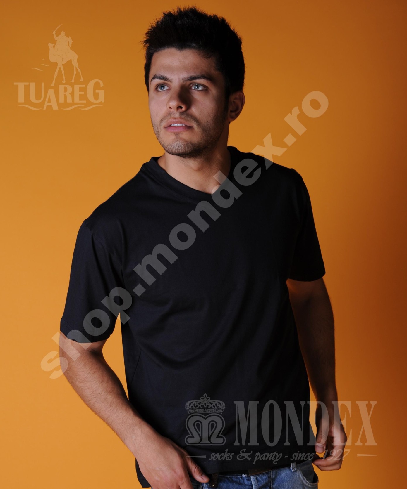 Tricou cu maneca scurta pentru barbati - 8003-1