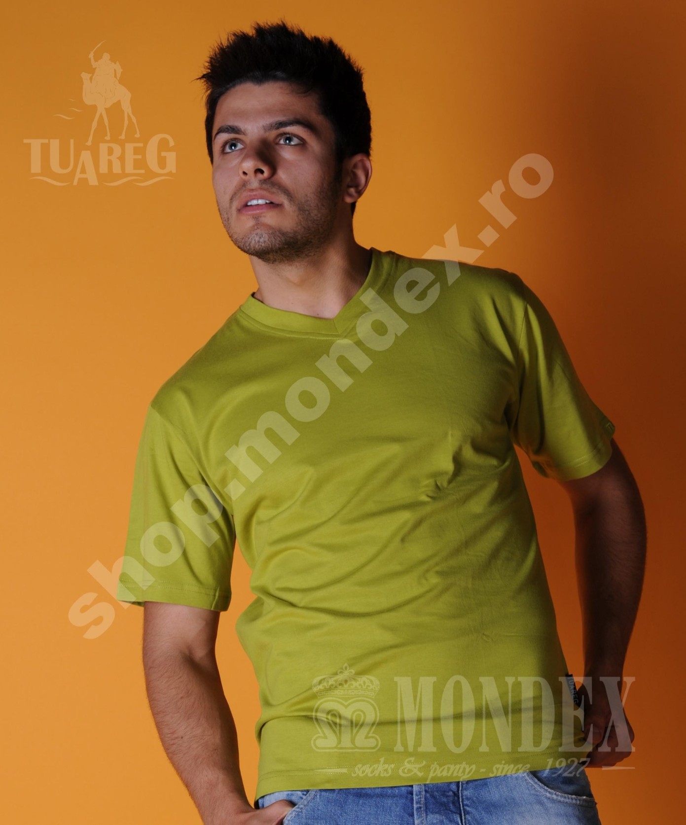 Tricou cu maneca scurta pentru barbati - 8003-1