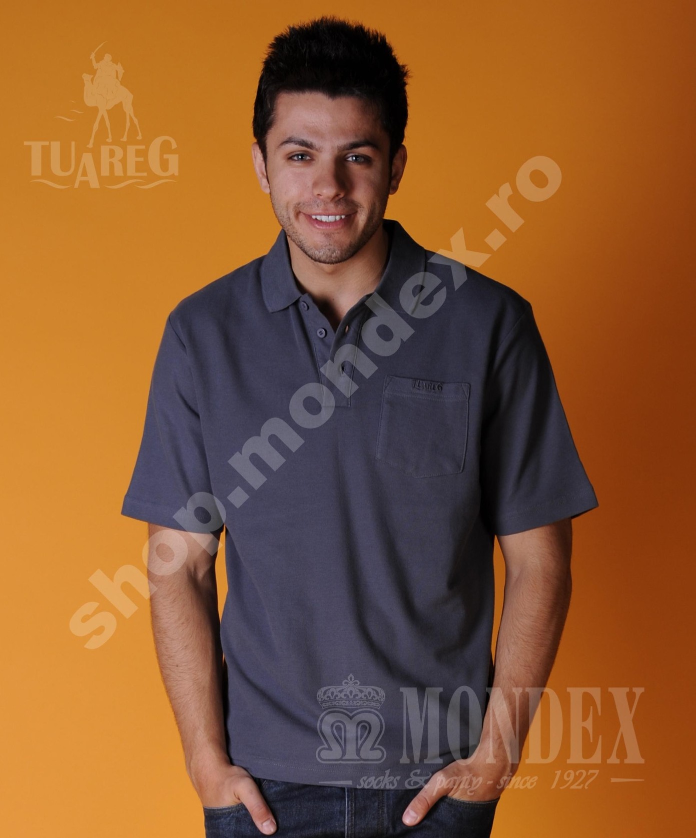 Tricou cu maneca scurta pentru barbati - 8200-1
