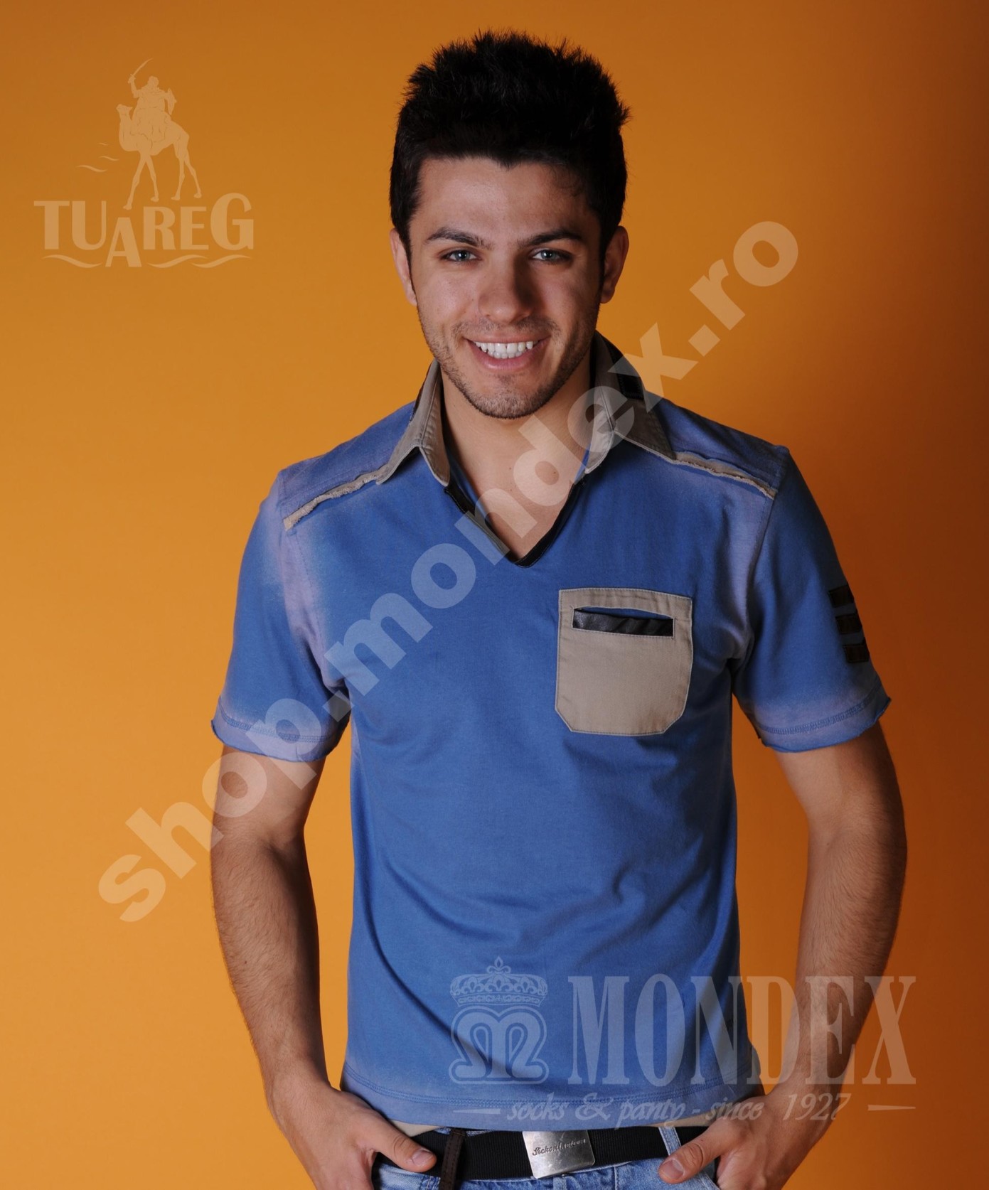 Tricou cu maneca scurta pentru barbati - 8202-1