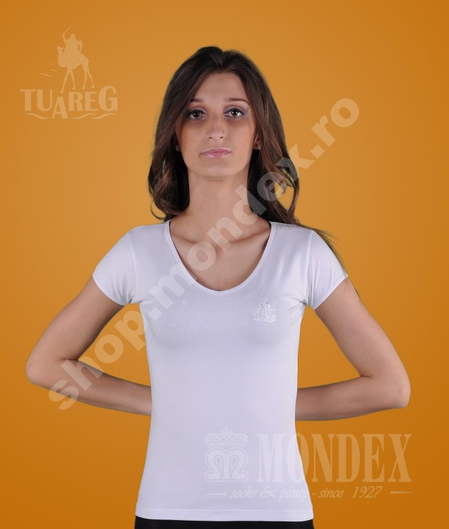 Tricou cu maneca scurta pentru femei - 7007-1
