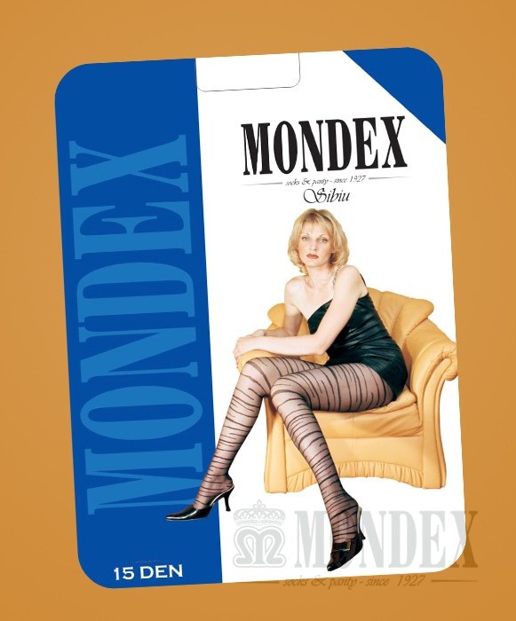 Ciorapi pantalon elasticizati cu model, 15 den - 969-1